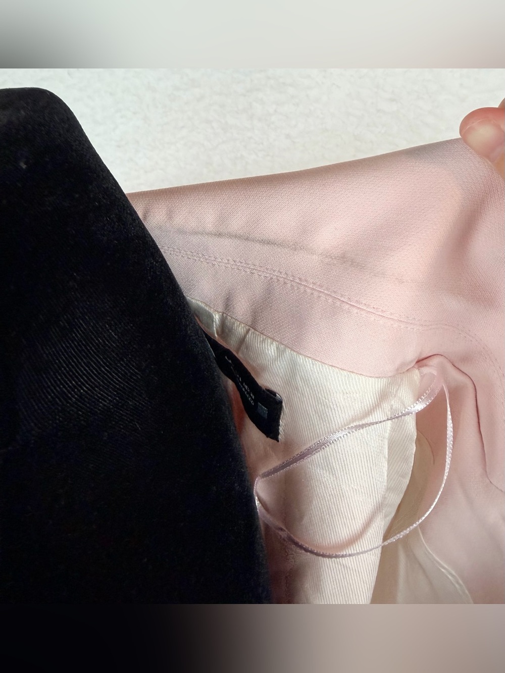 ZARA • Blush/Baby Pink Open-Front Blazer, L - Picture 14 of 16